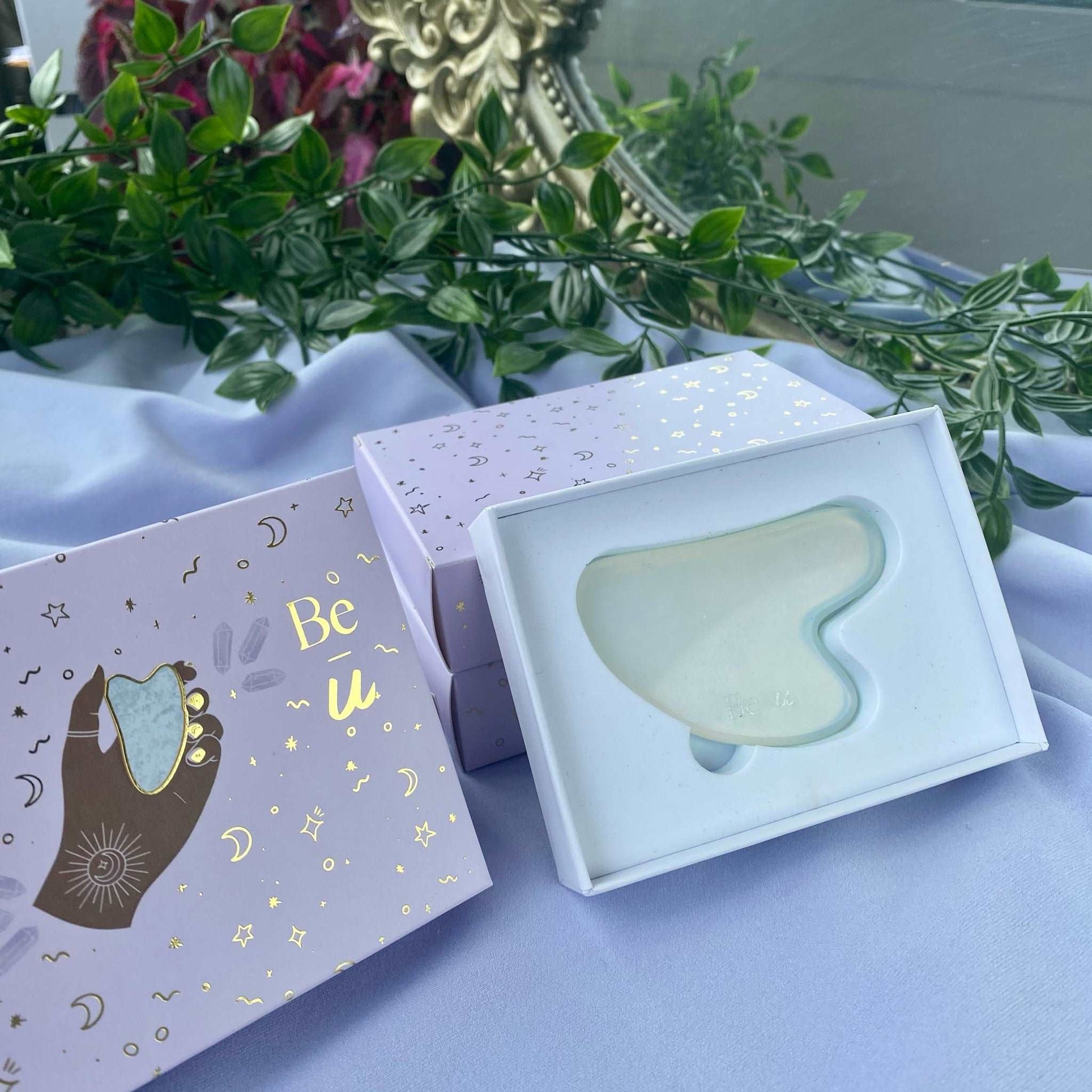 Gua Sha en Pierre d’Opale