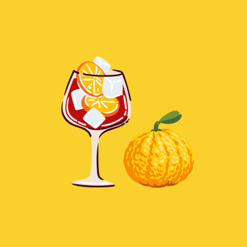 Duo Corps + Pochette Sangria et Tangelo