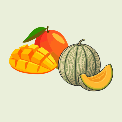 Duo Corps + Pochette Mangue Mahogany + Melon de Miel et Jonquilles