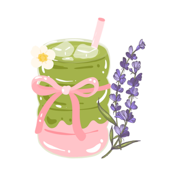 Duo Corps + Pochette Matcha à la Lavande
