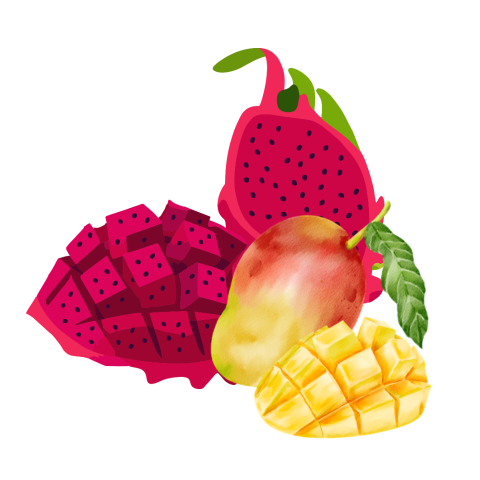 Duo Corps + Pochette Fruit du Dragon & Mangue