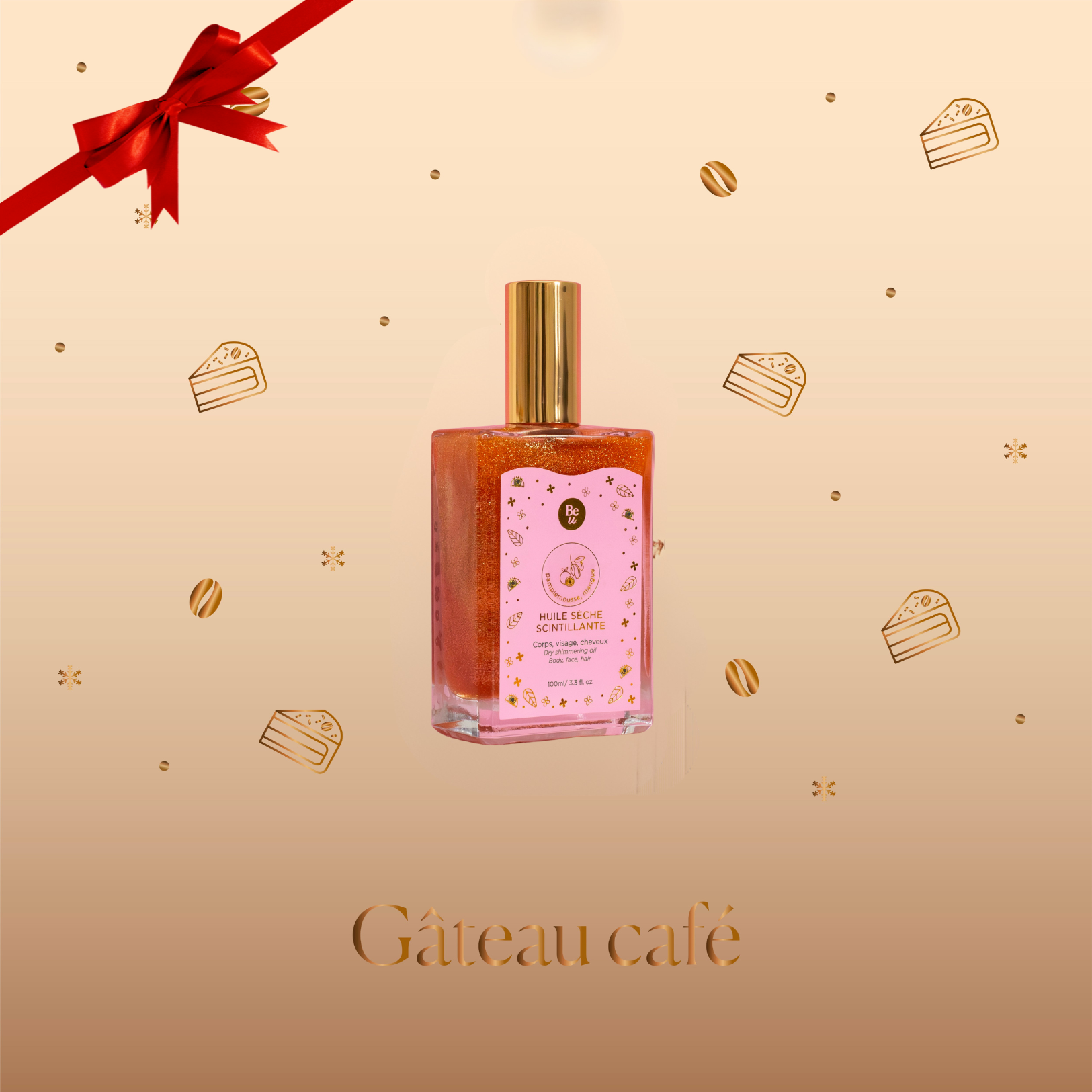 Huile sèche scintillante | Édition senteurs hivernales