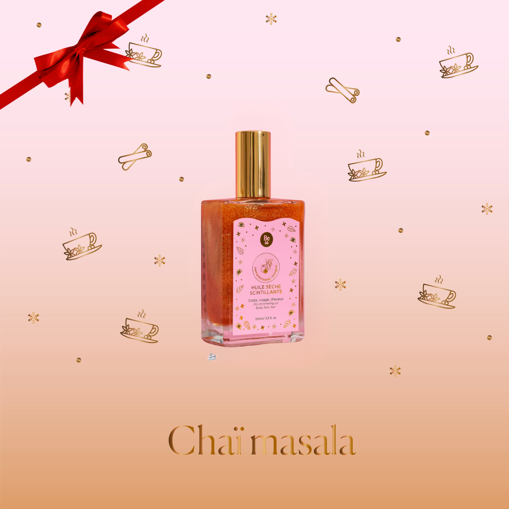 Huile sèche scintillante | Édition senteurs hivernales