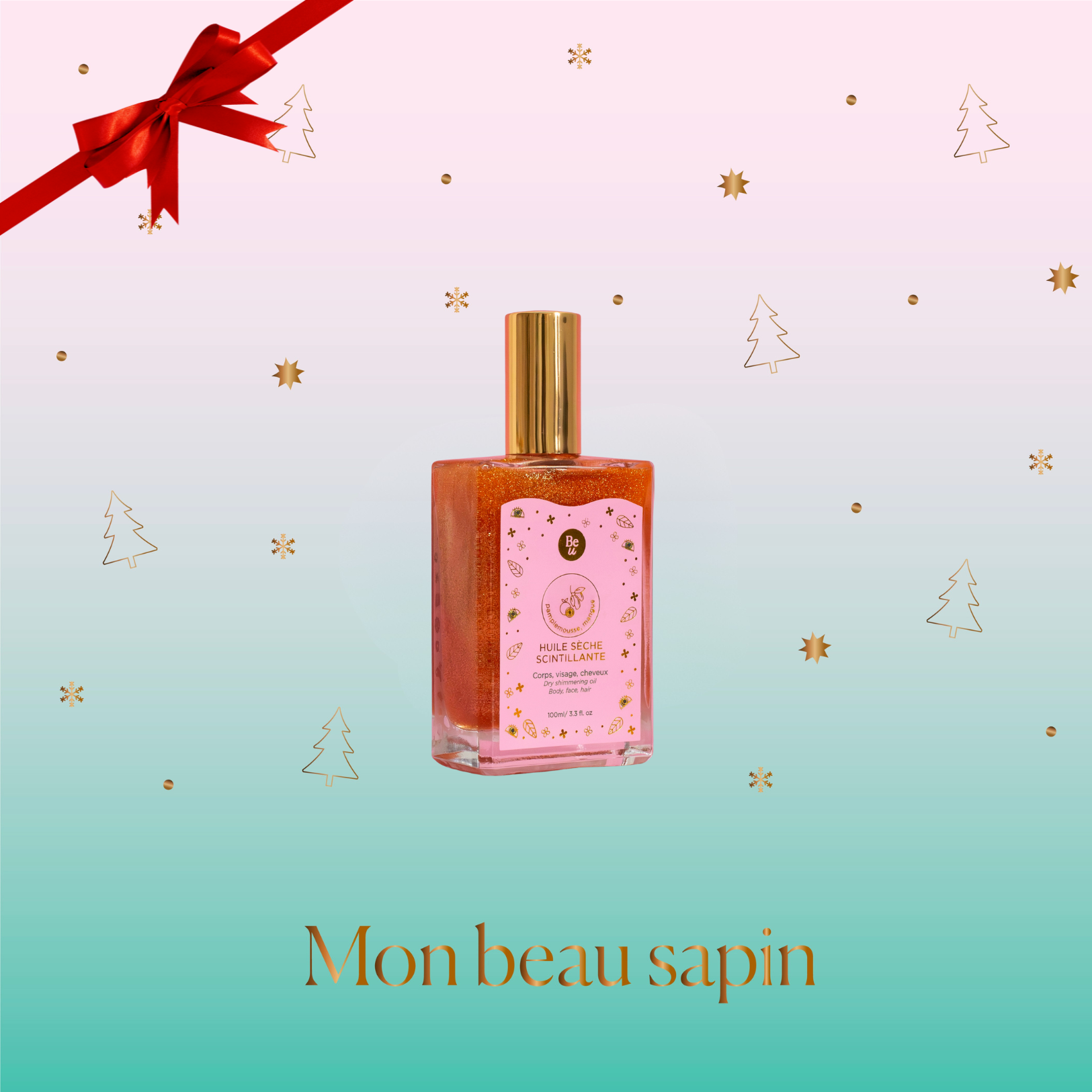 Huile sèche scintillante | Édition senteurs hivernales