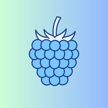 Brume corporelle framboise bleue