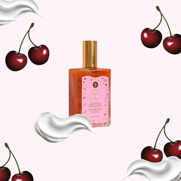 Huile sèche St-Valentin-Cerise & crème
