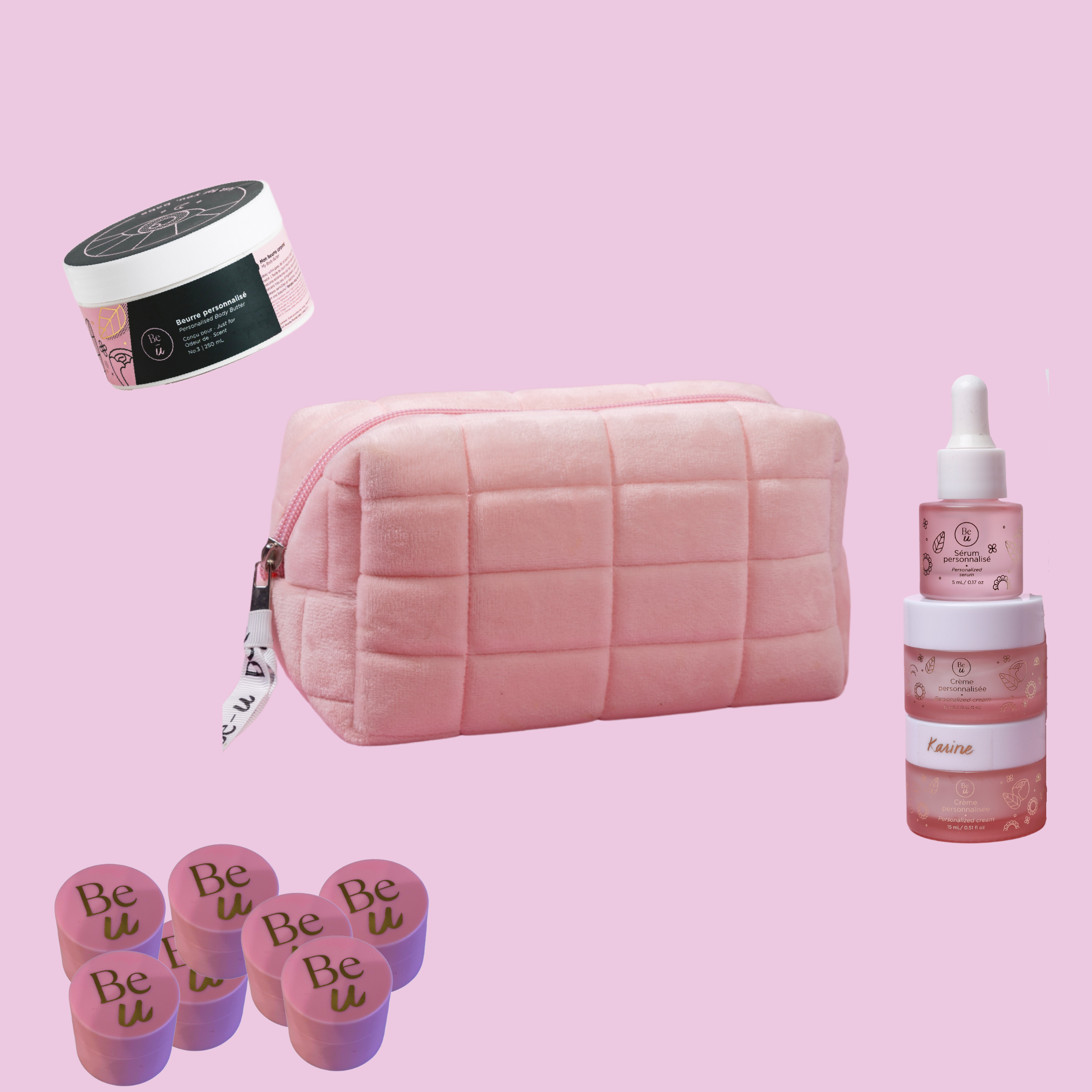 Kit découverte pochette rose