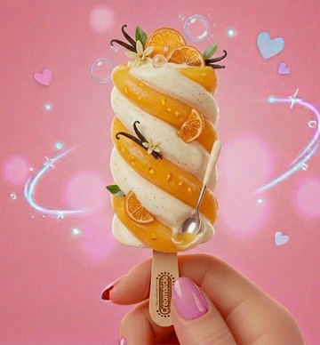 Orange sicle
